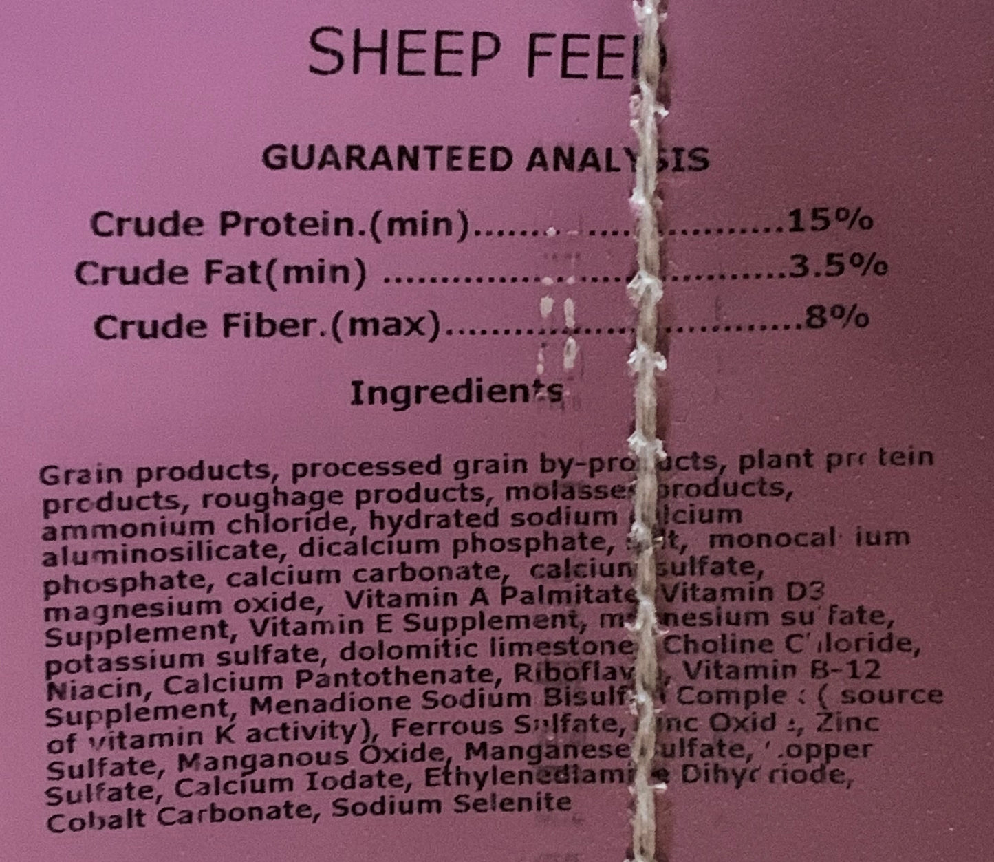 Sheep Feed
